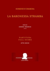 La baronessa stramba (Partitura - Full Score)