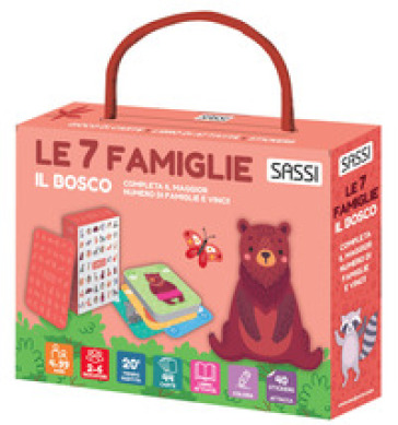 Il bosco. Le sette famiglie. Carte da gioco. Ediz. a colori. Con 40 stickers. Con 44 Carte - Roberta Marcolin - Giulia Meneguzzo