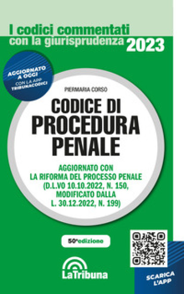 Il codice di procedura penale. Annotato con la giurisprudenza