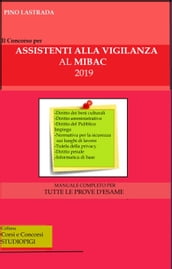 Il concorso per ASSISTENTI alla VIGILANZA al MIBAC