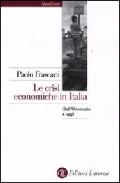 Le crisi economiche in Italia. Dall