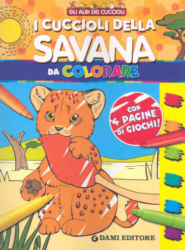 I cuccioli della Savana da colorare - Marga Biazzi