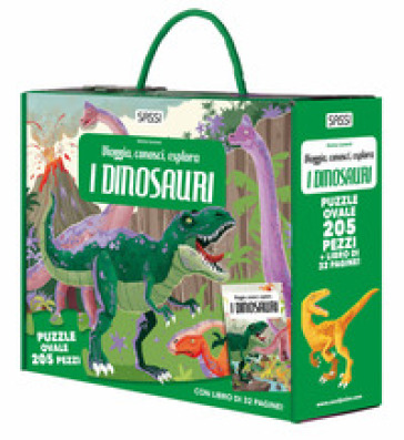 I dinosauri. Viaggia, conosci, esplora. Ediz. a colori. Con puzzle - Irena Trevisan