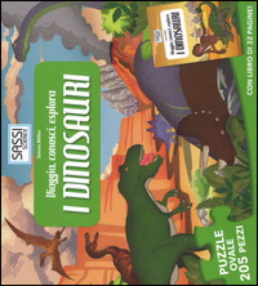 I dinosauri. Viaggia, conosci, esplora. Libro puzzle - Simon Miller