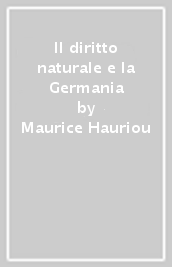 Il diritto naturale e la Germania