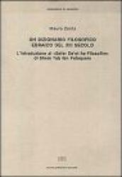 Un dizionario filosofico ebraico del XIII secolo. L introduzione al «Sefer De  ot ha-Filosofim» di Shem Tob ibn Falaquera
