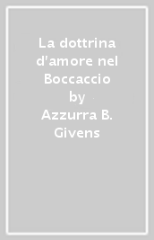 La dottrina d amore nel Boccaccio