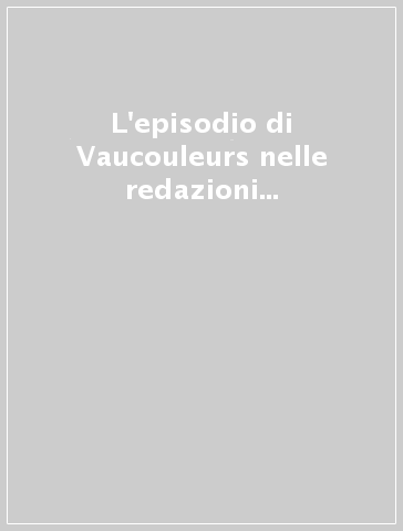 L'episodio di Vaucouleurs nelle redazioni in versi del «Renaud de Montauban»