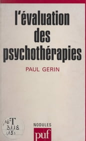 L évaluation des psychothérapies