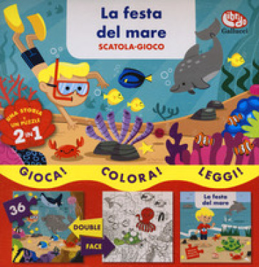 La festa del mare. Scatola gioco. Ediz. a colori. Con puzzle - Nathalie Vallières - Jonathan Miller