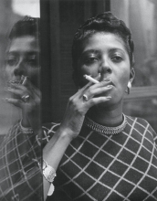 La fumatrice di Harlem, New York 1956