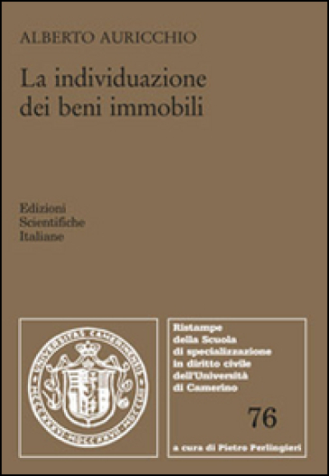 La individuazione dei beni immobili - Alberto Auricchio