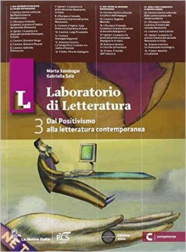 Il laboratorio di letteratura. Con Guida all'esame. Per le Scuole superiori. Con e-book. Con espansione online. 3. - Marta Sambugar - Gabriella Salà