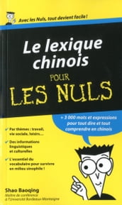 Le lexique chinois Pour les nuls