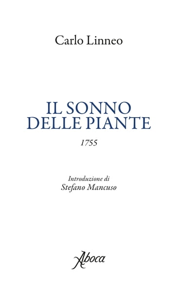 ll sonno delle piante - Carlo Linneo