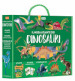 Il mega atlante dei dinosauri. Ediz. a colori. Con 40 carte domanda-risposta. Con 4 modellini di dinosauri