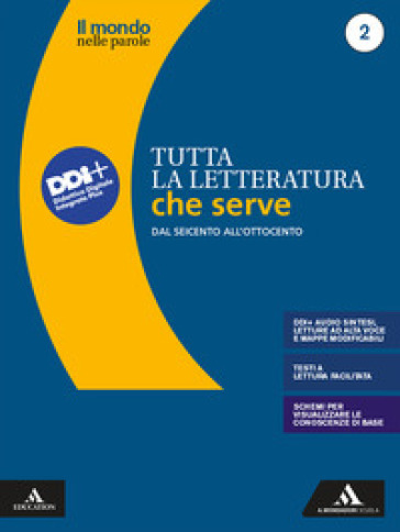 Il mondo nelle parole. Storia e testi della letteratura italiana. Tutta la letteratura che serve. Per le Scuole superiori. Con e-book. Con espansione online. Vol. 2: Dal Seicento all'Ottocento - Stefano Prandi