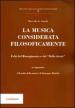 La musica considerata filosoficamente. Echi del Risorgimento e del «bello ideale»