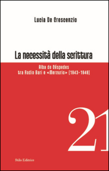 La necessità della scrittura. Alba de Céspedes tra radio Bari e «Mercurio» - Lucia De Crescenzio