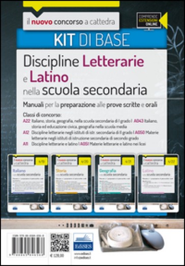 Il nuovo concorso a cattedra. Classi A22 (A043), A12 (A050), A11 (A051). Kit discipline letterarie e latino nella scuola secondaria. Manuale.. Con espansione online - Vari Autori