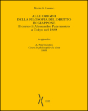 Alle origini della filosofia del diritto in Giappone. Il corso di Alessandro Paternostro a Tokyo nel 1889