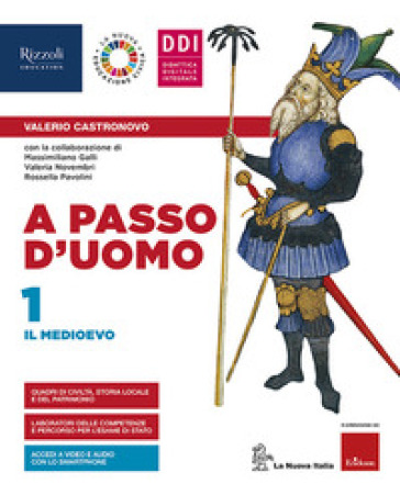 A passo d'uomo. Con Atlante storico, Storia antica ed Educazione civica. Per la Scuola media. Con e-book. Con espansione online. Vol. 1 - Valerio Castronovo