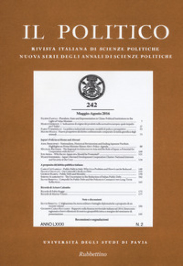 Il politico. Rivista italiana di scienze politiche (2016). 2.