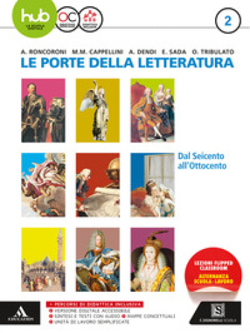 Le porte della letteratura. Per le Scuole superiori. Con e-book. Con espansione online. 2: Dal '600 all' '800 - Angelo Roncoroni - Elena Sada