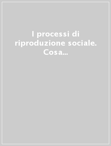 I processi di riproduzione sociale. Cosa sono, come migliorarli