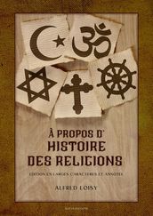 À propos d histoire des religions