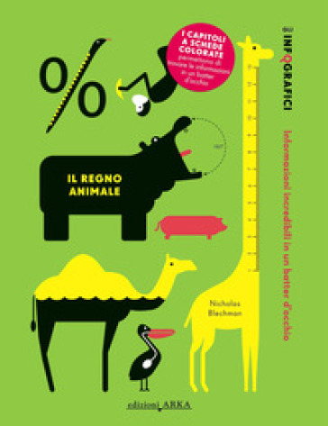 Il regno animale. Gli infografici. Informazioni incredibili in un batter d'occhio. Ediz. a colori - Nicholas Blechman