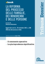 La riforma del processo delle famiglie, dei minorenni e delle persone