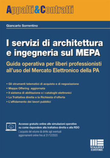 I servizi di architettura e ingegneria sul MEPA - Giancarlo Sorrentino