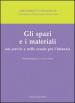 Gli spazi e i materiali nei servizi e nelle scuole per l infanzia