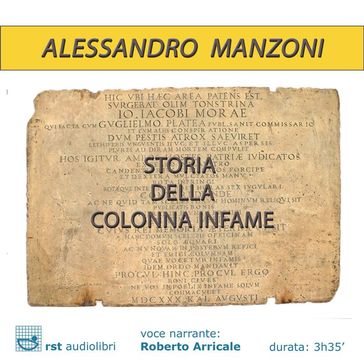 storia della colonna infame - Manzoni Alessandro