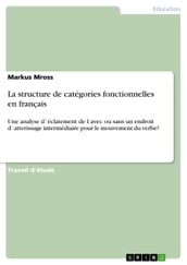La structure de catégories fonctionnelles en français