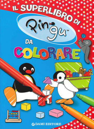 Il superlibro di Pingu da colorare