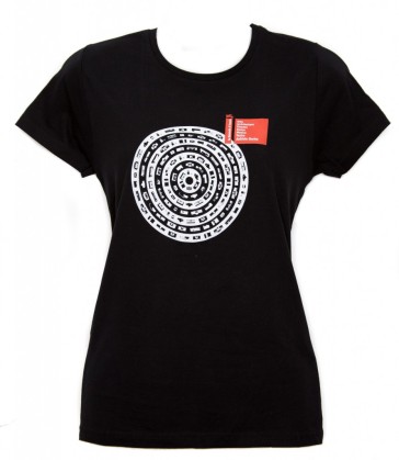 t-shirt donna XL nero linea "Mandala" serie la Biennale di Venezia