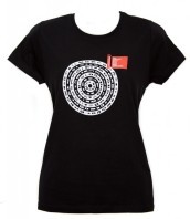 t-shirt donna L nero linea 