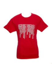 t-shirt uomo M rossa 