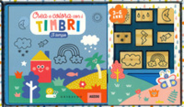 Il tempo. Crea e colora con i timbri. Ediz. a colori. Con gadget - Steffie Brocoli