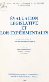 Évaluation législative et lois expérimentales